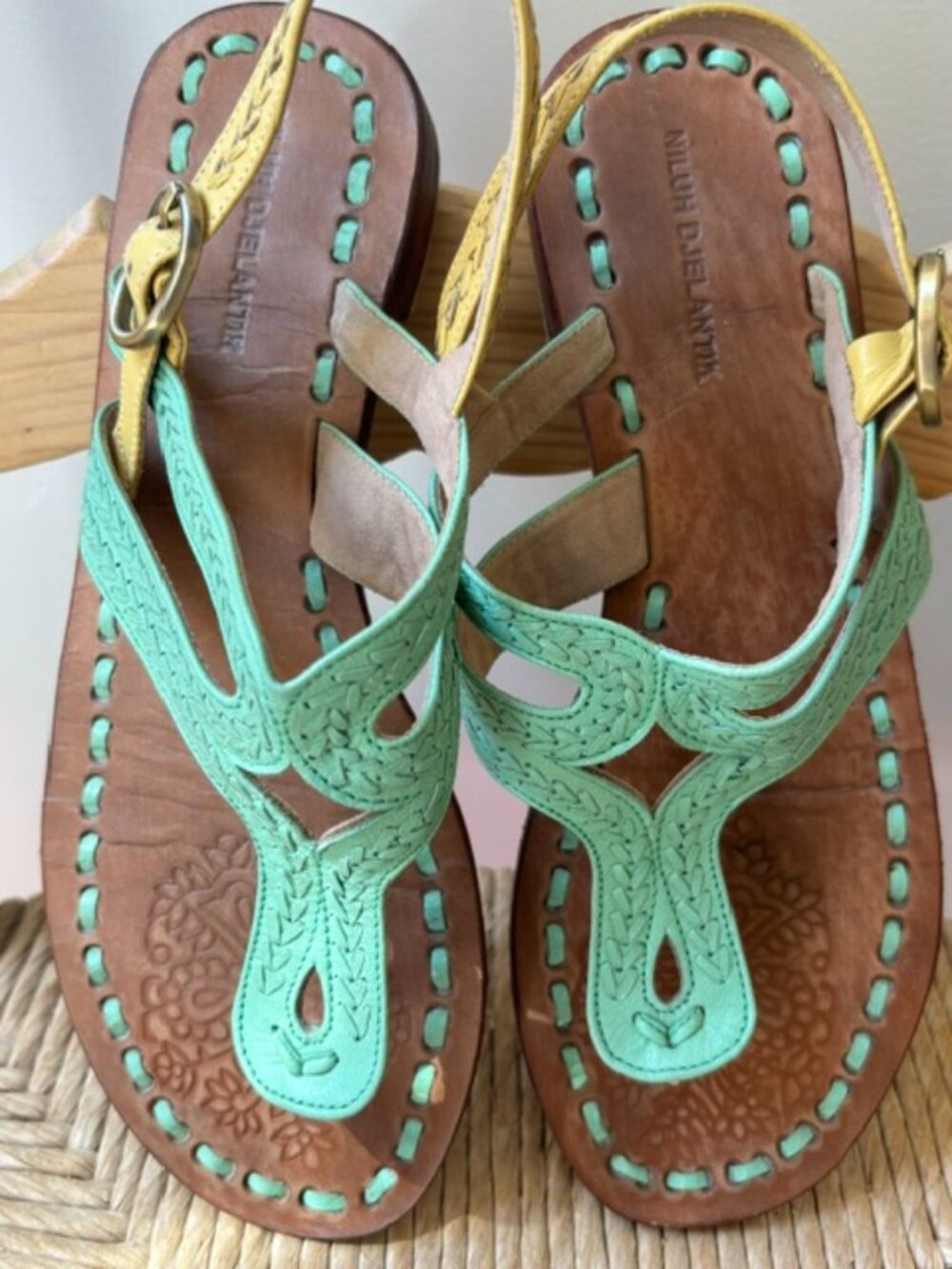 Niluh Djelantik Leather Sandals Emma
